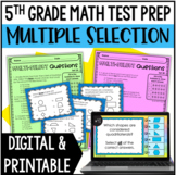 5th Grade Math Test Prep: Multiple Select Questions (Set 3)