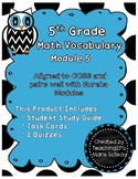 5th Grade Math Vocabulary-- Module 5