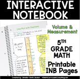 5th Grade Math Volume and Measurement Interactive Notebook