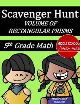 Preview of 5th Grade Math Volume of Rectangular Prisms Scavenger Hunt