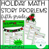 5th Grade Math Winter Holiday Story Problems | Fifth Grade