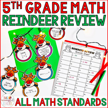 Preview of 5th Grade Math Winter Review Activity