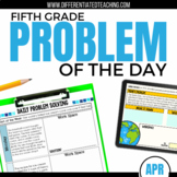 5th Grade Math Word Problem of the Day | April Math Proble