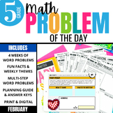 5th Grade Math Word Problem of the Day | February Math Pro