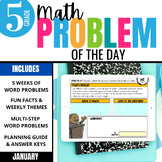 5th Grade Math Word Problem of the Day | January Digital M