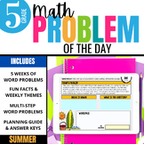 5th Grade Math Word Problem of the Day: Summer Math Proble