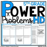 5th Grade Math Word Problems Homework Printables 5.OA DIST