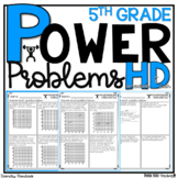 5th Grade Math Word Problems Homework Printables Geometry DISTANCE LEARNING