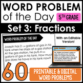 5th Grade Fraction Word Problems | Word Problem of the Day
