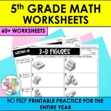 5th Grade Math Worksheets | Full Year Handouts and Printou