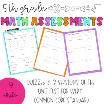 Preview of 5th Grade Maths Test