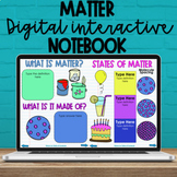 5th Grade Matter Digital Interactive Notebook - NC Science