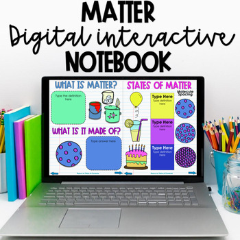 Preview of 5th Grade Matter Digital Interactive Notebook - NC Science Standards 5.P.2