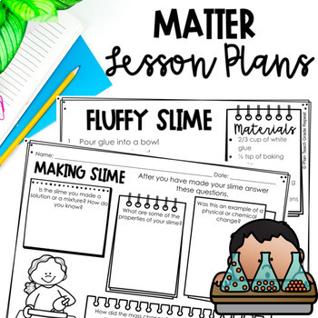 Preview of 5th Grade Matter Lesson Plans - NC Essential Science Standards 5.P.2