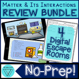 5th Grade Matters and Its Interactions BUNDLE: MS-PS1 Test