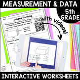 5th Grade Measurement Data Review Mini Lesson Homework QR 
