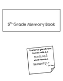 5th Grade Memory Book