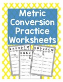 Metric Conversion Worksheets (Paper and Digital!)