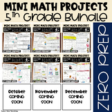 5th Grade Mini Math Projects Math Test Prep Math Spiral Re