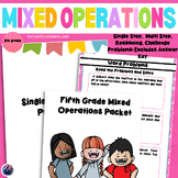 5th Grade Math Word Problems | Multi-Step Mixed Operations EOG Test Prep