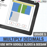 5th Grade Multiply Decimals | Google Digital Math Test Pre