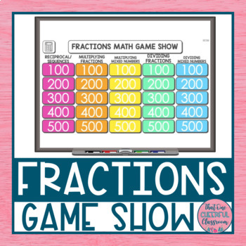 5th Grade Multiplying and Dividing Fractions and Mixed Numbers Review ...