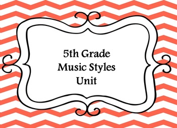 Preview of 5th Grade Music Units Bundle