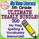 5th Grade My View Literacy YEARLY BUNDLE! Resources for Ev