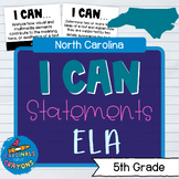 5th Grade NC ELA I Can Statements & Learning Targets for F