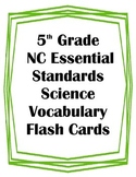 5th Grade NC Essential Standards Science Body Systems Voca