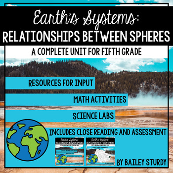 Preview of 5th Grade NGSS™ Earths Spheres Unit