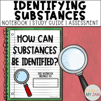 Preview of Identifying Substances in Science | Printable Notebook ONLY Science Lesson