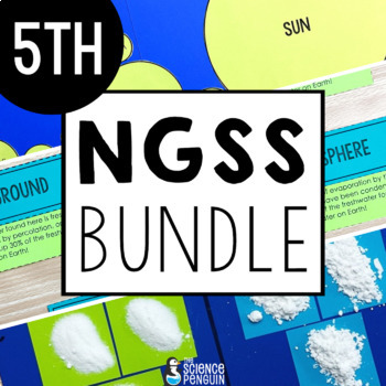 Preview of 5th Grade Science NGSS Curriculum | Units, Notebooks, Experiments, STEM, Slides