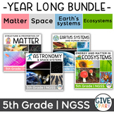 5th Grade NGSS Science Bundle: Printable Units - Full Year