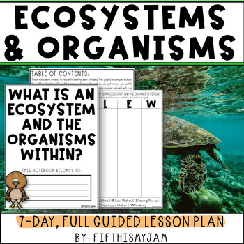 Preview of Ecosystems and Organisms | Full Guided Science Lesson Bundle