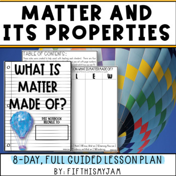 Preview of What Is Matter Made Of | Full Guided Science Lesson Bundle