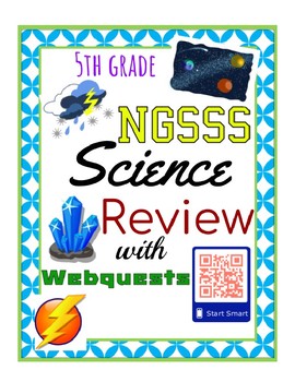 Preview of 5th Grade NGSSS Science Review webquests for the Science Standards Assessment