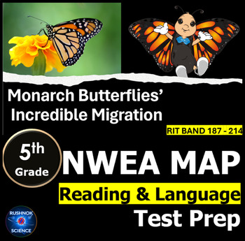Preview of 5th Grade NWEA MAP Test Prep Reading Passage, Practice Test Questions Printable