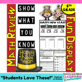 5th Grade New Year’s Math Activity: "Show What You Know" N