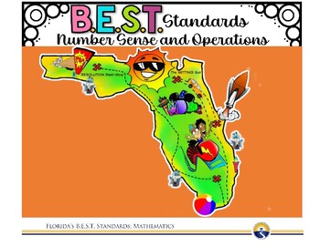 Preview of 5th Grade Number Sense and Operations FL B.E.S.T Interactive Notebook BUNDLE