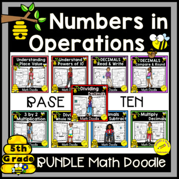 Preview of 5th Grade Numbers and Operations in Base Ten Bundle