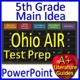 5th Grade OST Ohio State Test AIR ELA Test Prep Main Idea 