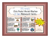 5th Grade I Can statement cards for Ohio Model Social Stud