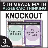 5th Grade Operations and Algebraic Thinking Games - Evalua