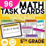 5th Grade Operations and Algebraic Thinking Task Cards Alg