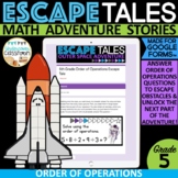 5th Grade Order of Operations | Digital Escape Tale for Go