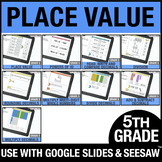 5th Grade Place Value - Google Classroom Digital Math Revi