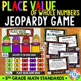 Ten Times Greater Place Value Relationships Jeopardy Power