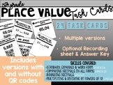 5th Grade Place Value Skills: QR Code Task Cards