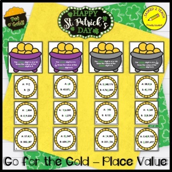 Preview of 5th Grade Place Value | St. Patricks Day Math | 5.NBT.1